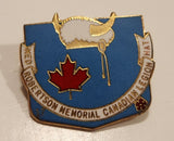 Medicine Hat Robertson Memorial Canadian Legion Enamel Metal Lapel Pin