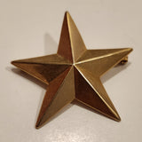 3D 5 Point Star 1 5/8" Metal Lapel Pin