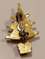 Christmas Tree Metal Brooch Pin