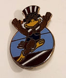 1984 Los Angeles Olympic Games Track and Field Sam The Eagle Enamel Metal Lapel Pin