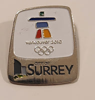 2010 Vancouver Winter Olympics Games City of Surrey Enamel Metal Lapel Pin