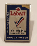 1994 Victoria Commonwealth Games Labatt Beer Proud Sponsor Volunteer Metal Pin