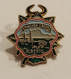 Pincher Creek Alberta Enamel Metal Lapel Pin