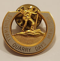 Stonewall Quarry Days Manitoba Enamel Metal Lapel Pin