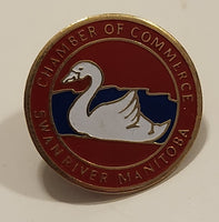 Chamber of Commerce Swan River Manitoba Enamel Metal Lapel Pin