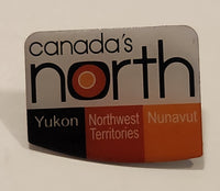 Canada's North Yukon Northwest Territories Nunavut Metal Lapel Pin