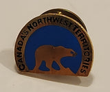 Canada's Northwest Territories Polar Bear Enamel Metal Lapel Pin