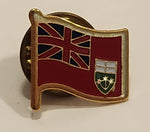 Ontario Canada Provincial Flag Enamel Metal Lapel Pin