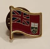 Ontario Canada Provincial Flag Enamel Metal Lapel Pin