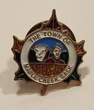 The Town Of Maple Creek Saskatchewan Maple Leaf Enamel Metal Lapel Pin