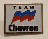 Team Chevron Enamel Metal Lapel Pin