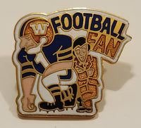 CFL Winnipeg Blue Bombers Football Fan Enamel Metal Lapel Pin
