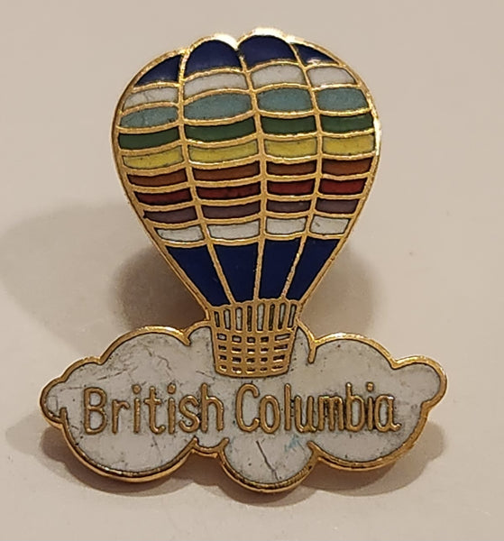 British Columbia Hot Air Balloon Enamel Metal Lapel Pin