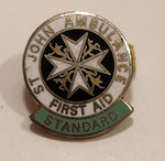 St. John Ambulance First Aid Standard Enamel Metal Lapel Pin