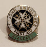 St. John Ambulance First Aid Standard Enamel Metal Lapel Pin