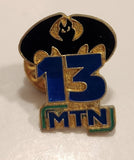 MTN 13 Bat Topped Enamel Metal Lapel Pin