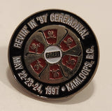 GIZEH Shriners Revin’In ‘97 Ceremonial May 22-23-24 1997 Kamloops B.C. Enamel Metal Lapel Pin