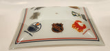 Rare Version NHL Ice Hockey Teams Canucks Flames Oilers Ducks Kings Sharks 13 1/2" x 13 1/2" Glass Ceiling Light Cover