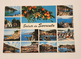 Vintage Saluti da Sorrento Italy Multiview Postcard