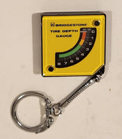 Rare Bridgestone Tires Tire Depth Gauge Key Chain Ring