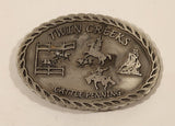 Rare Twin Creeks Cattle Penning Metal Belt Buckle