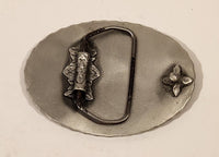 Rare Twin Creeks Cattle Penning Metal Belt Buckle