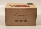 Rare Bahia Maduro Teddy Bear in Christmas Stocking 20 Robustos Cigars Wood Box