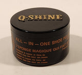 Vintage Q-Shine All-In-One Shoe Polisher in Black Plastic Container Made in Spain