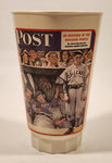 1984 Sears Coca Cola The Saturday Evening Post The Dugout September 4 1948 Norman Rockwell 5 1/2" Tall 16 Oz Hard Plastic Cup