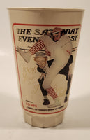 1984 Sears Coca Cola The Saturday Evening Post 100 Years Of Baseball July 8 1939 Norman Rockwell 5 1/2" Tall 16 Oz Hard Plastic Cup