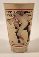 1984 Sears Coca Cola The Saturday Evening Post 100 Years Of Baseball July 8 1939 Norman Rockwell 5 1/2" Tall 16 Oz Hard Plastic Cup