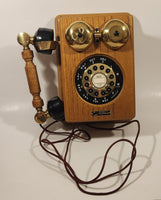 Vintage The County Line Telephone Wood Cased Phone Model 4125