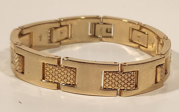 Gold Tone Men's Bracelet