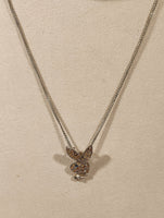 Playboy Bunny Rhinestone Necklace