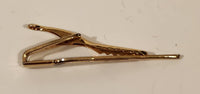 Vintage Hicock USA Hunting Rifle Gold Tone Tie Clip