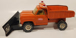 Vintage 1970s Tonka XR-101 Highway Plow Truck Dump Truck Orange Pressed Steel 16 1/2" Toy Car Vehicle