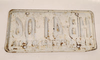 Vintage 1967 Alberta 1867-1967 Centennial Green Letters White Vehicle License Plate Tag HB 41 06