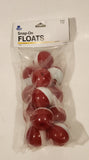 Angler Tackle Snap-On Floats 12 Pcs 1 1/2" New in Package