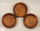 Vintage Baribocraft Barbo-Maid Maple Wood Salad Bowls Set of 3 Made in Canada