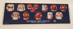 Detroit Red Wings NHL Ice Hockey Team "Red and White. Forever" Jersey History 5" x 15" Wall Plaque Board