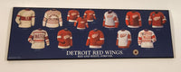 Detroit Red Wings NHL Ice Hockey Team "Red and White. Forever" Jersey History 5" x 15" Wall Plaque Board