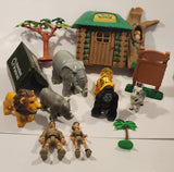 Animal World Veterinary Hut People, Animals, Trees, Tent Plastic Toy Play Set