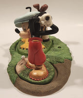 Walt Disney Classics Collection Canine Caddy Mickey Mouse Golding and Pluto Ceramic Figures and Base