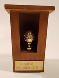 One Holer Club Outhouse Shaped Wood Golf Trophy Award