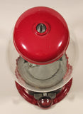 Vintage Continental Gumball Candy Dispenser Machine Coin Bank Metal with Glass Globe 11" Tall