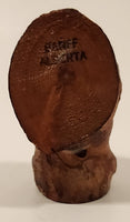 Vintage Banff Alberta Toilet Shaped Little John Toothpick Holder Wood