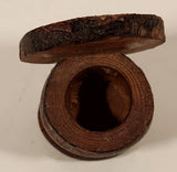 Vintage Banff Alberta Toilet Shaped Little John Toothpick Holder Wood