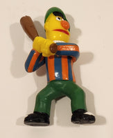 Vintage Applause Muppets Sesame Street Bert Baseball Player Holding A Bat Character 2 3/4" Tall Toy Figure