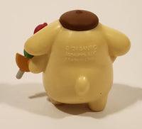 2024 Jazwares Sanrio Hello Kitty & Friends Pompompurin with Fruit Sucker 2 1/4" Tall Toy Figure