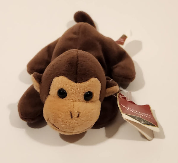 Western Family Monkey 7 3/4" Long Stuffed Plush Toy with Tag